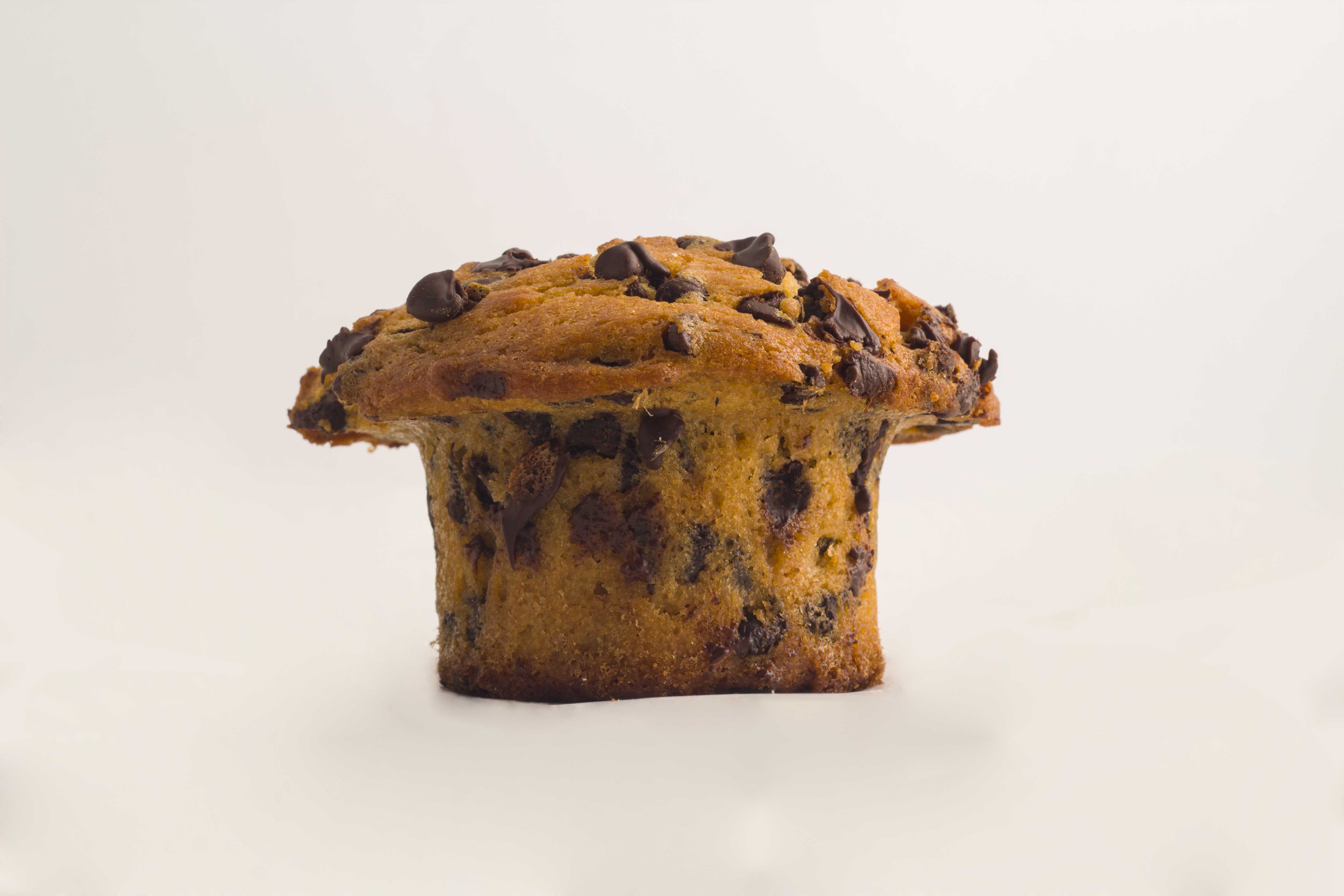 Muffin con pepitas de chocolate